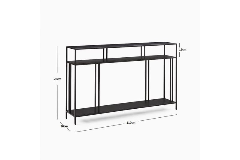 Hungirr Skjenk 110 cm - Svart - Oppbevaring - Oppbevaringsmøbler - Sideboard & skjenk