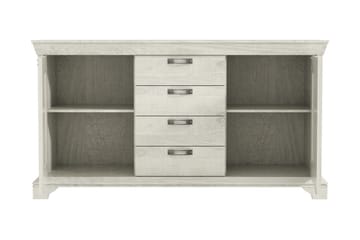 Hurlston Highboard 178 cm - Hvit - Oppbevaring - Oppbevaringsmøbler - Sideboard & skjenk