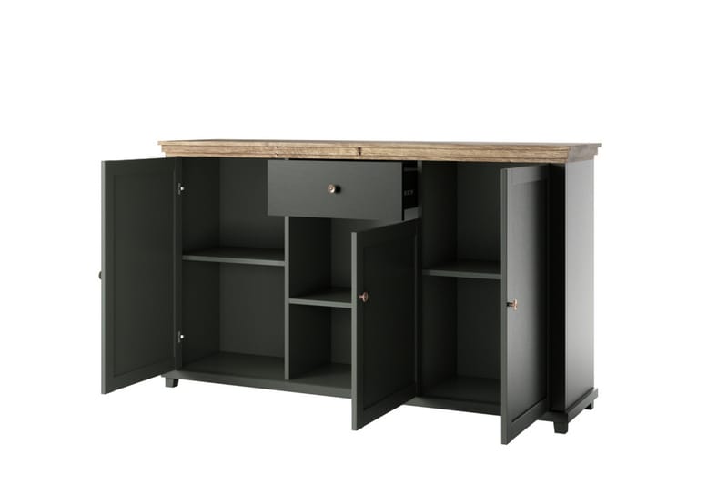 Ivreri Sideboard 42x160 cm - Khaki/Natur - Oppbevaring - Oppbevaringsmøbler - Sideboard & skjenk