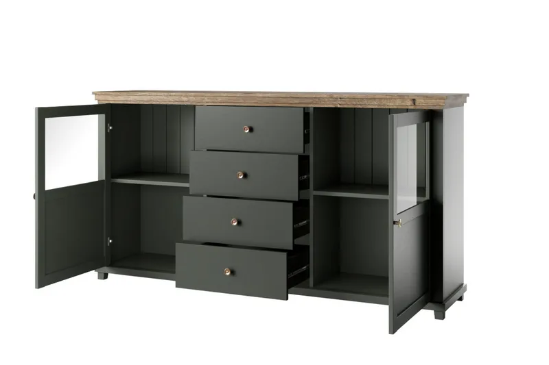Ivreri skjenk 42x181 cm - Kaki / Natur - Oppbevaring - Oppbevaringsmøbler - Sideboard & skjenk