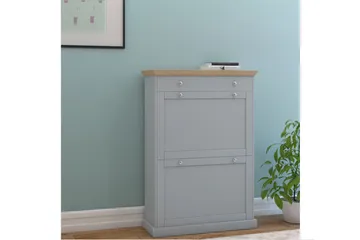 Jundapah Skjenk 80x30 cm - Grå/Brun - Oppbevaring - Oppbevaringsmøbler - Sideboard & skjenk