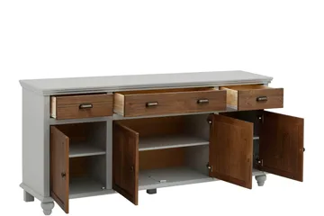 Kagami Skjenk 175x38 cm - Grå/Brun - Oppbevaring - Oppbevaringsmøbler - Sideboard & skjenk
