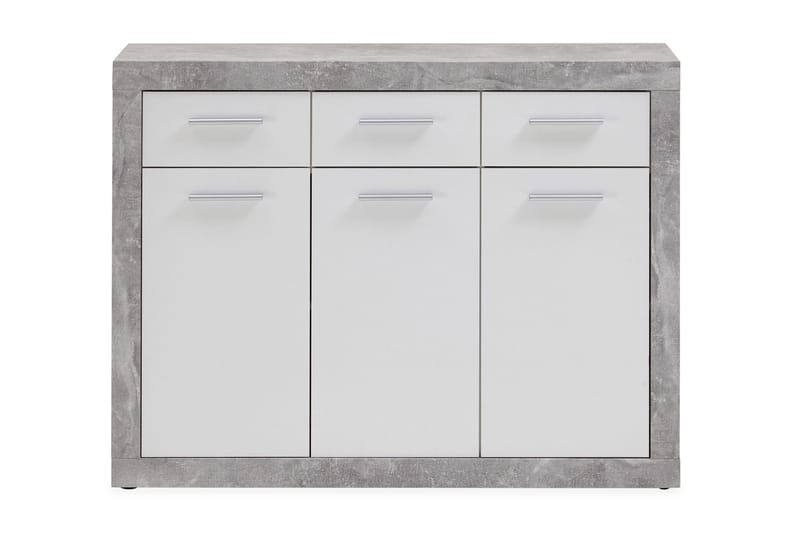 Kiste Rasbo 117 cm - Hvit|Grå - Sideboard & skjenk