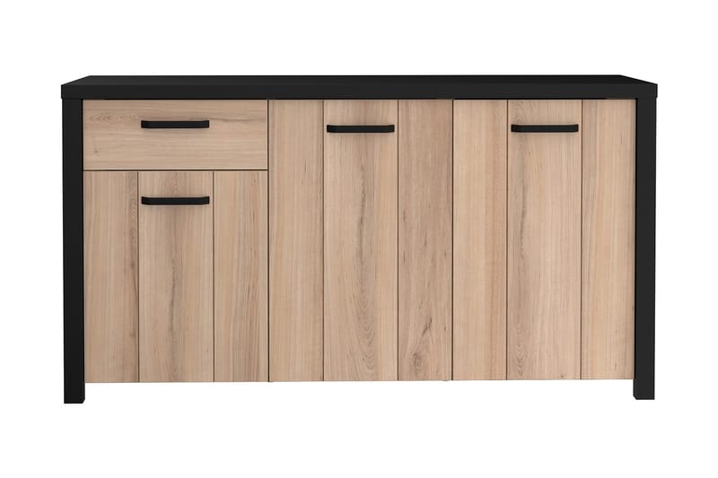 Konitsa Sideboard 52x160 cm - Brun/Svart - Oppbevaring - Oppbevaringsmøbler - Sideboard & skjenk