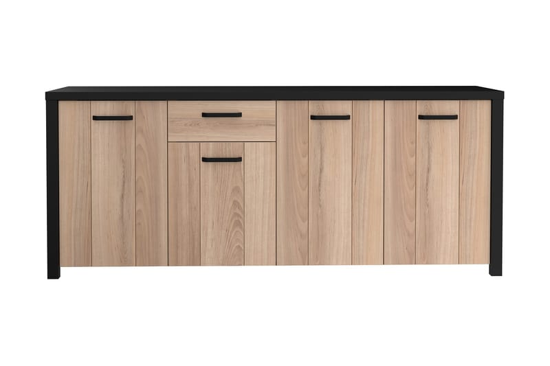 Konitsa Sideboard 52x210 cm - Brun/Svart - Oppbevaring - Oppbevaringsmøbler - Sideboard & skjenk