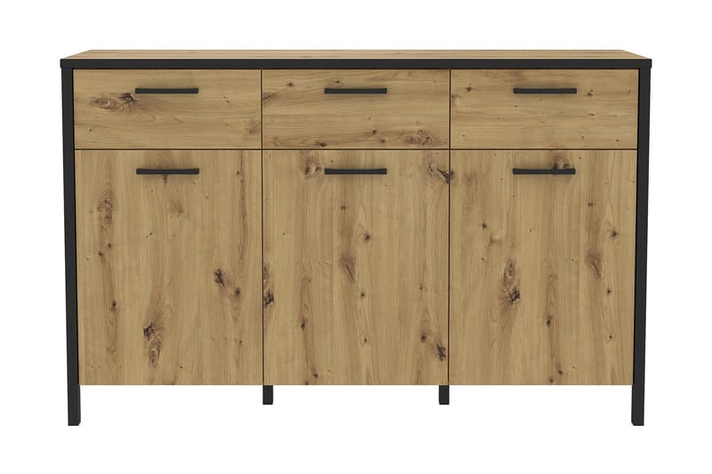 Koufalia Sideboard 40x140 cm - Brun/Svart - Oppbevaring - Oppbevaringsmøbler - Sideboard & skjenk