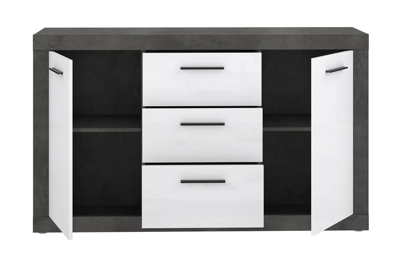 Kranea Sideboard 41x143 cm - Grå/Hvit - Oppbevaring - Oppbevaringsmøbler - Sideboard & skjenk