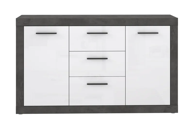 Kranea Sideboard 41x143 cm - Grå/Hvit - Oppbevaring - Oppbevaringsmøbler - Sideboard & skjenk