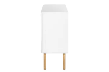 Lausanne Sideboard 136x40 cm - Hvit/Natur - Oppbevaring - Oppbevaringsmøbler - Sideboard & skjenk