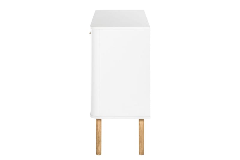 Lausanne Sideboard 136x40 cm - Hvit/Natur - Oppbevaring - Oppbevaringsmøbler - Sideboard & skjenk