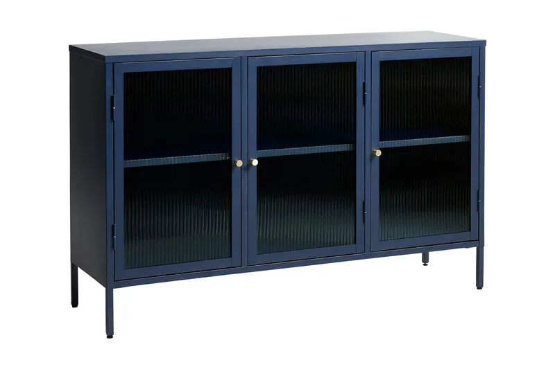 Lazarus Sideboard 3 delar 132 cm - Blå - Oppbevaring - Oppbevaringsmøbler - Sideboard & skjenk