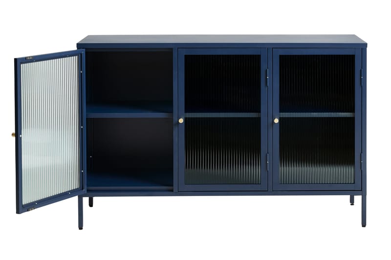 Lazarus Sideboard 3 delar 132 cm - Blå - Oppbevaring - Oppbevaringsmøbler - Sideboard & skjenk