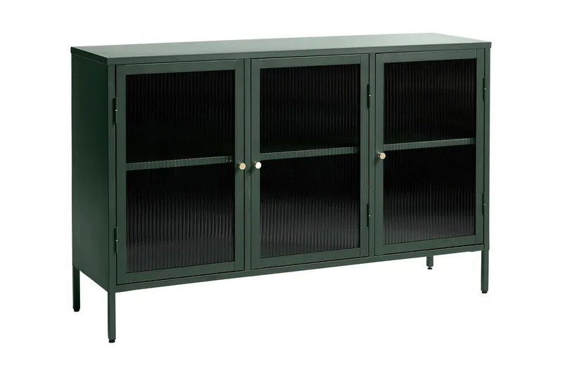 Lazarus Sideboard 3 delar 132 cm, Grønn