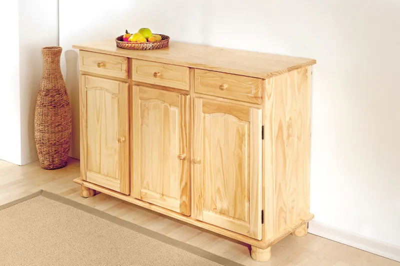 Leksand Skjenk 130 cm - Furu - Oppbevaring - Oppbevaringsmøbler - Sideboard & skjenk