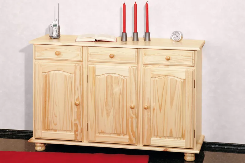 Leksand Skjenk 130 cm - Furu - Oppbevaring - Oppbevaringsmøbler - Sideboard & skjenk