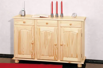 Leksand Skjenk 130 cm - Furu - Oppbevaring - Oppbevaringsmøbler - Sideboard & skjenk