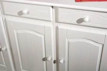 Leksand Skjenk 130 cm - Hvit - Oppbevaring - Oppbevaringsmøbler - Sideboard & skjenk