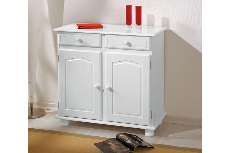 Leksand Skjenk 88 cm - Hvit - Oppbevaring - Oppbevaringsmøbler - Sideboard & skjenk