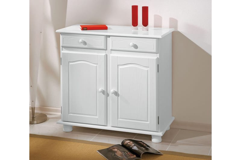 Leksand Skjenk 88 cm - Hvit - Oppbevaring - Oppbevaringsmøbler - Sideboard & skjenk