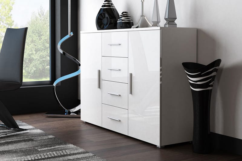 Lisby Skjenk - Hvit - Oppbevaring - Oppbevaringsmøbler - Sideboard & skjenk