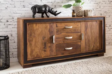 Luqman Skjenk 160x44 cm - Brun - Oppbevaring - Oppbevaringsmøbler - Sideboard & skjenk