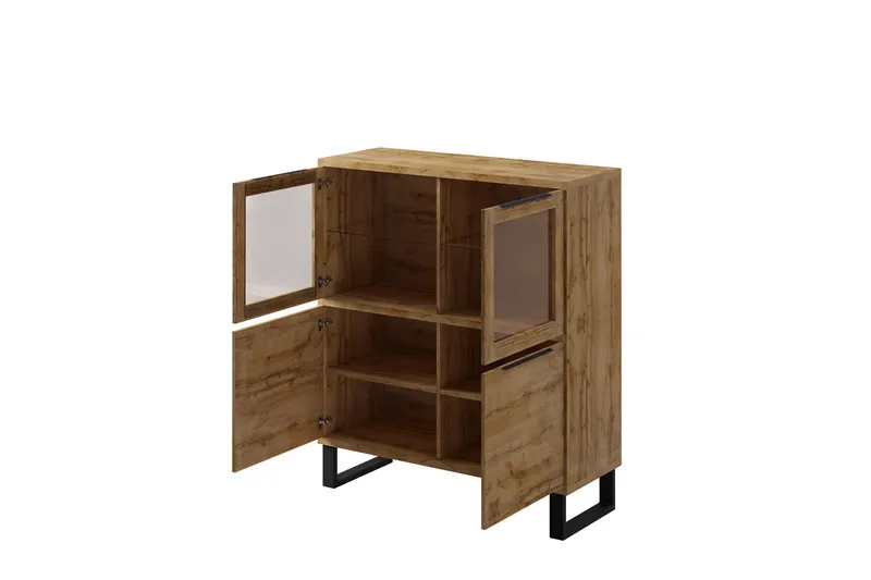 Malissa Skjenk i Tre med Metallben - Trefarget - Oppbevaring - Oppbevaringsmøbler - Sideboard & skjenk