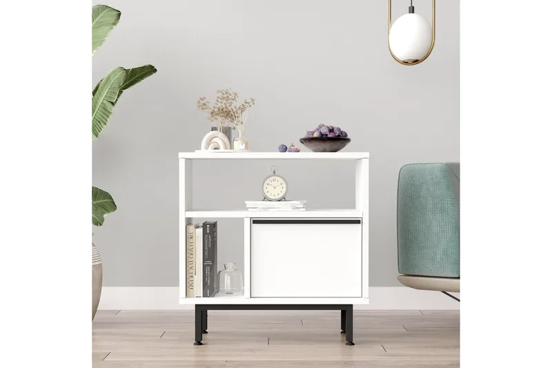 Manuja Skjenk 60 cm - Hvit - Oppbevaring - Oppbevaringsmøbler - Sideboard & skjenk