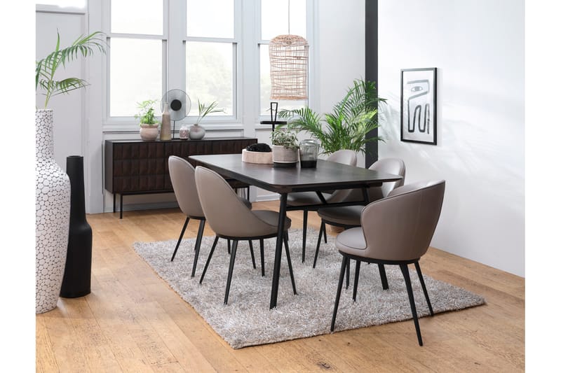 Merciat Sideboard 3 delar 160 cm - Brun - Oppbevaring - Oppbevaringsmøbler - Sideboard & skjenk