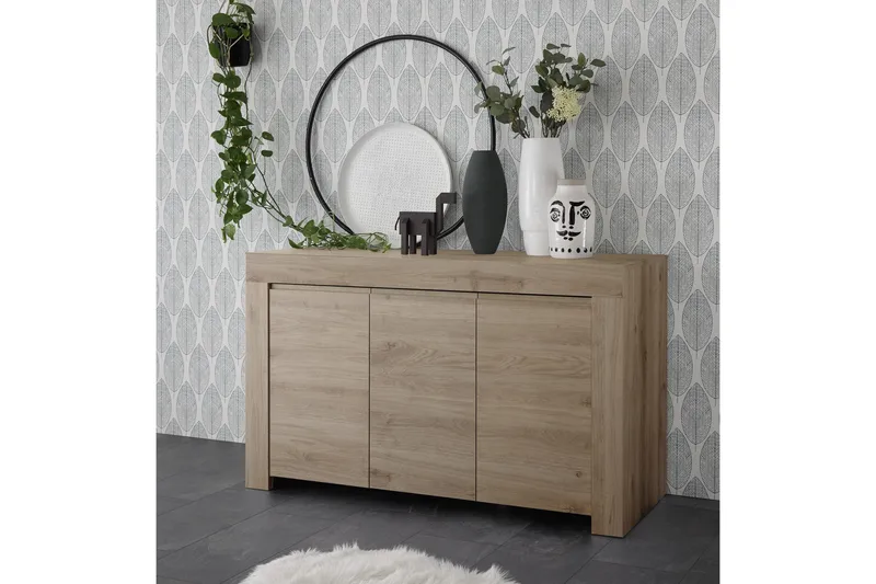 Midas Skjenk 138 cm - Brun - Oppbevaring - Oppbevaringsmøbler - Sideboard & skjenk
