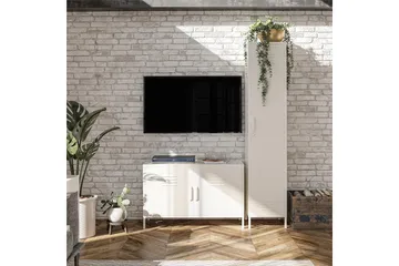 Mission District Skjenk 100x40 cm Hvit - Dorel Home - Oppbevaring - Oppbevaringsmøbler - Sideboard & skjenk