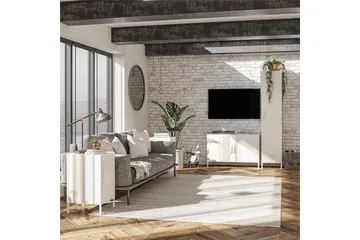 Mission District Skjenk 100x40 cm Hvit - Dorel Home - Oppbevaring - Oppbevaringsmøbler - Sideboard & skjenk