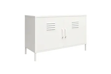 Mission District Skjenk 100x40 cm Hvit - Dorel Home - Oppbevaring - Oppbevaringsmøbler - Sideboard & skjenk