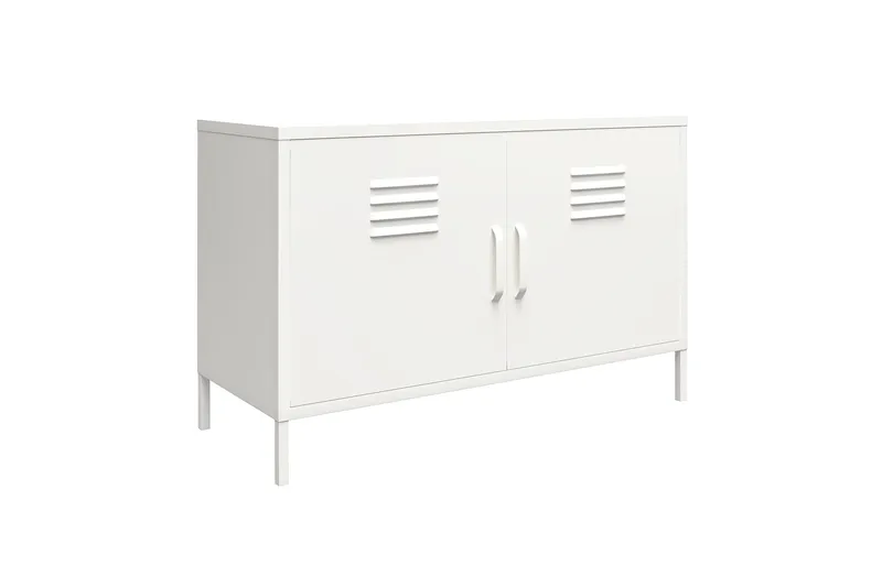 Mission District Skjenk 100x40 cm Hvit - Dorel Home - Oppbevaring - Oppbevaringsmøbler - Sideboard & skjenk