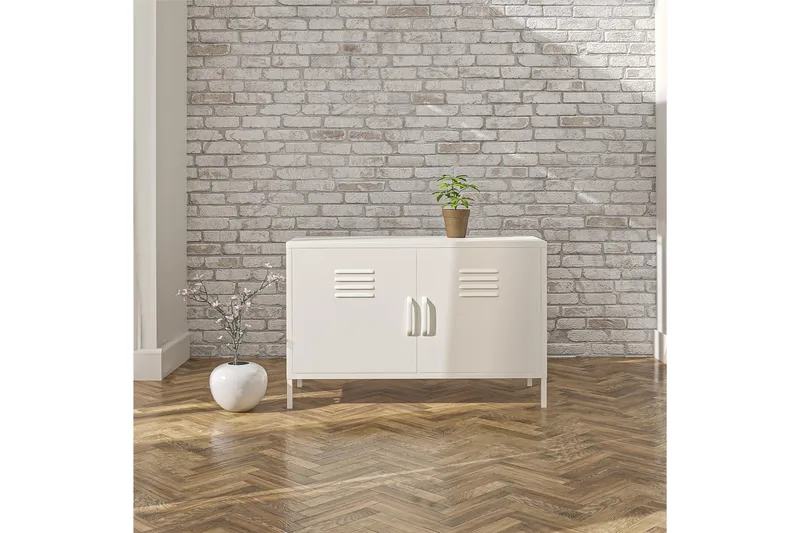 Mission District Skjenk 100x40 cm Hvit, Dorel Home