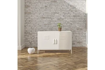 Mission District Skjenk 100x40 cm Hvit - Dorel Home - Oppbevaring - Oppbevaringsmøbler - Sideboard & skjenk