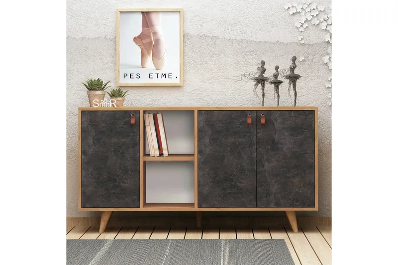 Mod Design Skjenk Lærbeslag - Oppbevaring - Oppbevaringsmøbler - Sideboard & skjenk