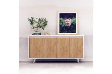 Mod Skjenk i Tre - Hvit|Brun - Oppbevaring - Oppbevaringsmøbler - Sideboard & skjenk