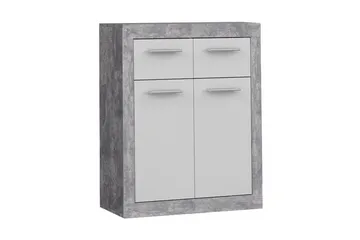 Mohaned Rektangulær Skjenk 34x83 cm i Tre - Hvit - Oppbevaring - Oppbevaringsmøbler - Sideboard & skjenk