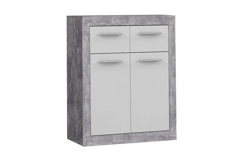 Mohaned Rektangulær Skjenk 34x83 cm i Tre - Hvit - Oppbevaring - Oppbevaringsmøbler - Sideboard & skjenk
