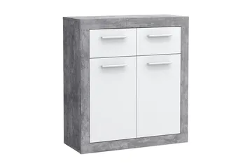 Mohaned Rektangulær Skjenk 34x83 cm i Tre - Hvit - Oppbevaring - Oppbevaringsmøbler - Sideboard & skjenk