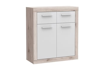 Mohaned Skjenk 34x83 cm - Brun / Hvit - Oppbevaring - Oppbevaringsmøbler - Sideboard & skjenk