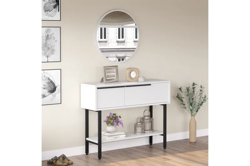 Muttun Skjenk 100 cm - Hvit - Oppbevaring - Oppbevaringsmøbler - Sideboard & skjenk