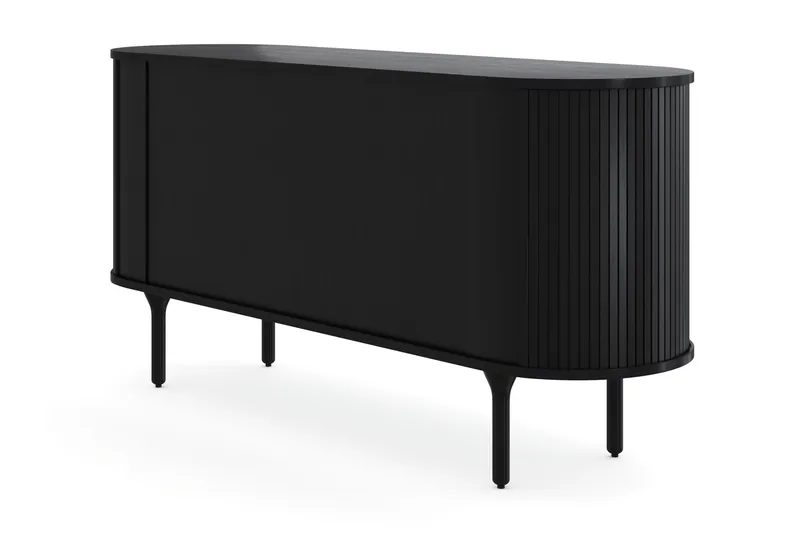 Noira Sideboard 150x45 cm Eik - Svart - Oppbevaring - Oppbevaringsmøbler - Sideboard & skjenk