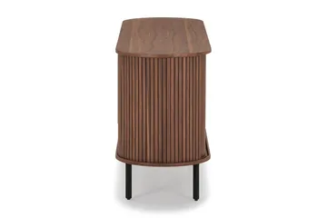 Noira smal skjenk ribbet valnøtt 150x45 cm - Valnøtt / Brun - Oppbevaring - Oppbevaringsmøbler - Sideboard & skjenk