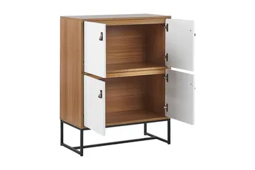 Nueva skjenk 76x39 cm - Lysebrun / Hvit - Oppbevaring - Oppbevaringsmøbler - Sideboard & skjenk