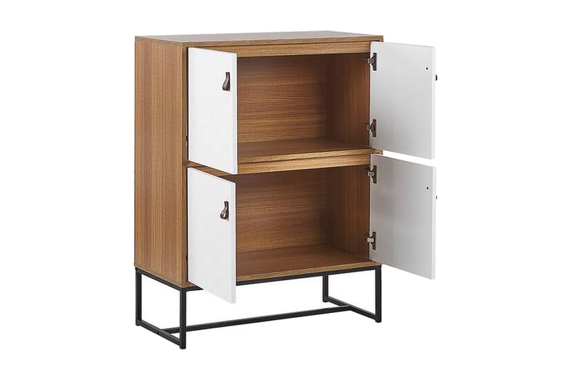 Nueva skjenk 76x39 cm - Lysebrun / Hvit - Oppbevaring - Oppbevaringsmøbler - Sideboard & skjenk