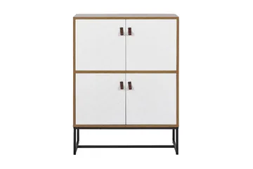 Nueva skjenk 76x39 cm - Lysebrun / Hvit - Oppbevaring - Oppbevaringsmøbler - Sideboard & skjenk
