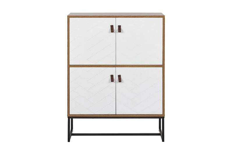 Nueva skjenk 76x39 cm - Lysebrun / Hvit - Oppbevaring - Oppbevaringsmøbler - Sideboard & skjenk