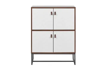 Nueva Skjenk 76x39 cm - Mørkebrun/Hvit - Oppbevaring - Oppbevaringsmøbler - Sideboard & skjenk