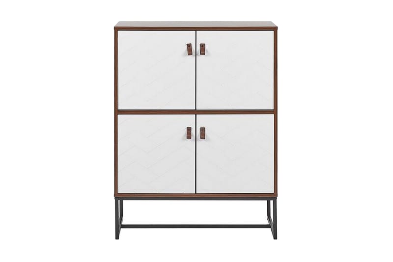 Nueva Skjenk 76x39 cm - Mørkebrun/Hvit - Oppbevaring - Oppbevaringsmøbler - Sideboard & skjenk